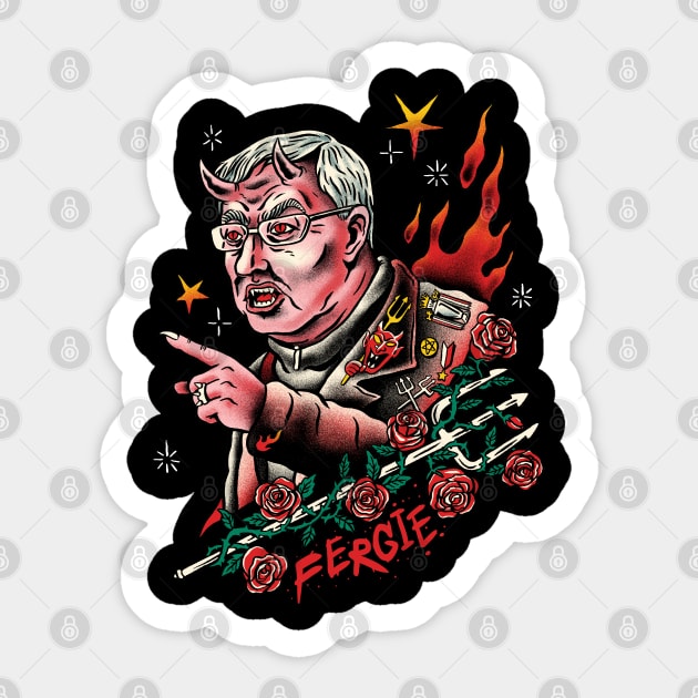 Fergie The Devil Sticker by Vamos Store